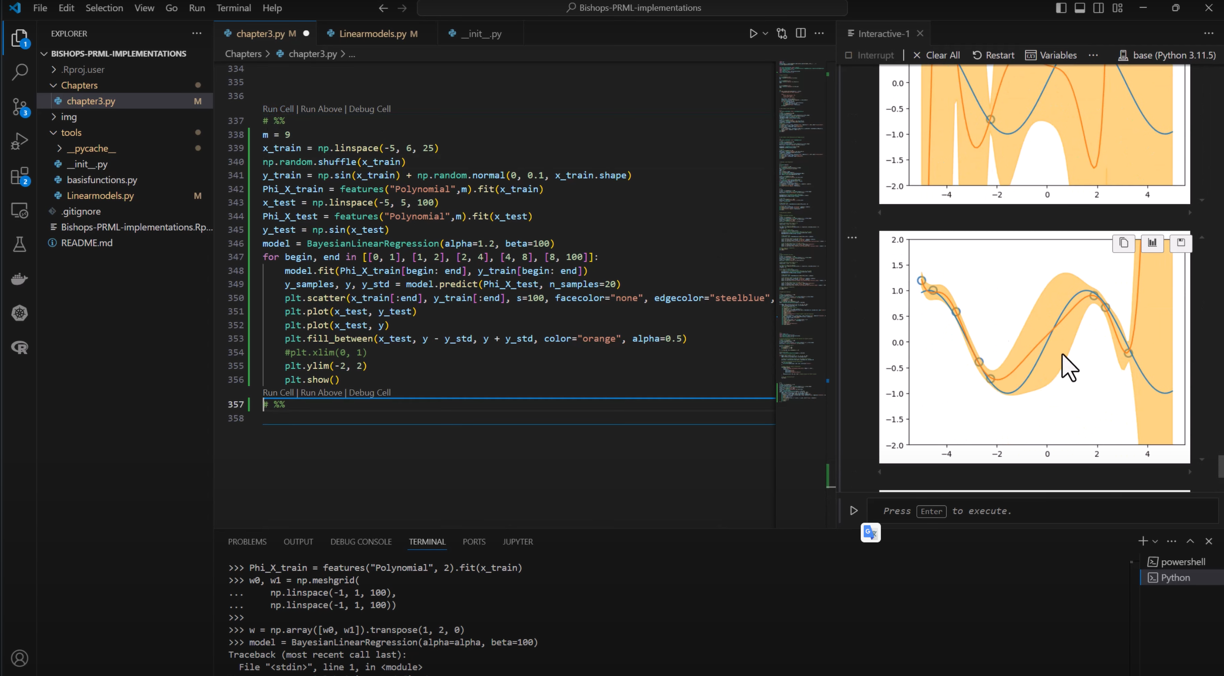 Predictive distribution estimation